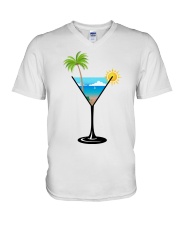 SUMMER IN A GLASS V-Neck T-Shirt thumbnail