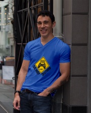 Gamer zone: Do not disturb V-Neck T-Shirt lifestyle-mens-vneck-front-1