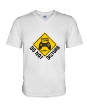 Gamer zone: Do not disturb V-Neck T-Shirt thumbnail