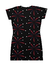 Fourth of July Fireworks All-over Dress back