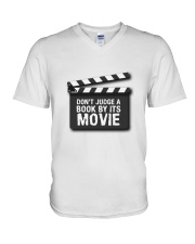 Don't judge the book by its movie V-Neck T-Shirt thumbnail