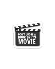 Don't judge the book by its movie Sticker - Single (Horizontal) thumbnail