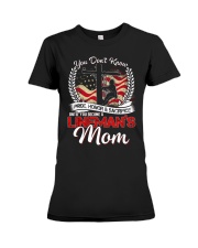 Lineman's Mom Premium Fit Ladies Tee thumbnail