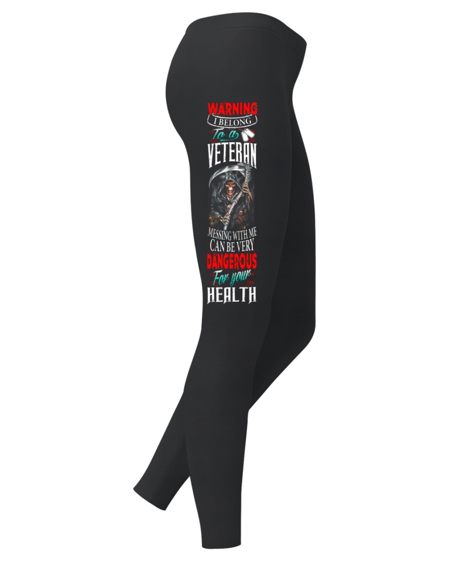 I Belong To A Veteran Ladies Leggings