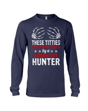 THESE TITTIES ARE PROTECTED BY A HUNTER Long Sleeve Tee thumbnail