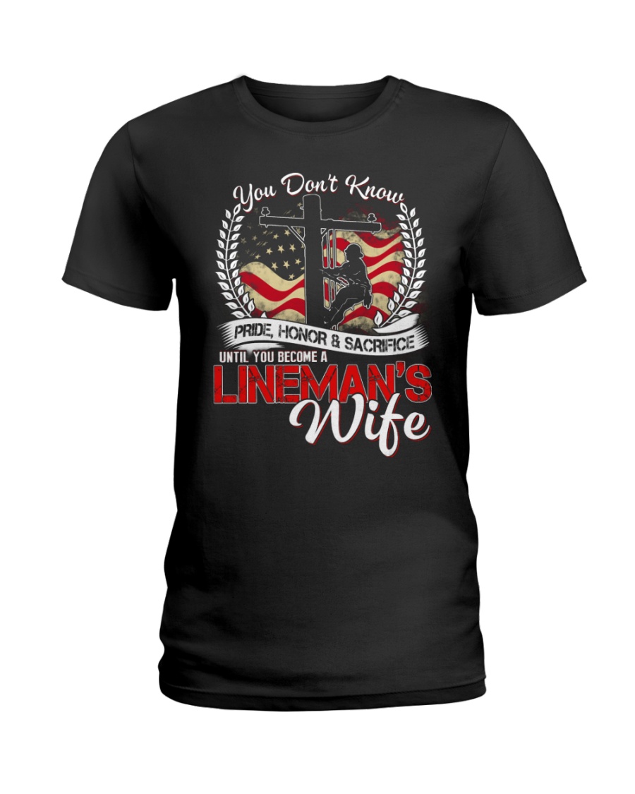 Lineman's Wife Ladies T-Shirt