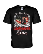Lineman's Daughter V-Neck T-Shirt thumbnail