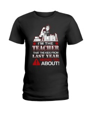 I'm The Teacher Ladies T-Shirt front