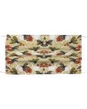 BEE HONEY FLOWER FACE Cloth face mask front
