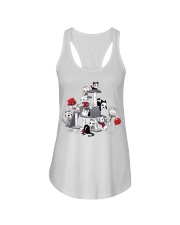 Cats Halloween Ladies Flowy Tank tile