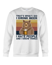 Bear That's What I Do Crewneck Sweatshirt tile