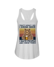 Bear That's What I Do Ladies Flowy Tank tile