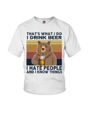 Bear That's What I Do Youth T-Shirt tile