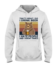 Bear That's What I Do Hooded Sweatshirt tile