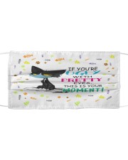 This is your moment Cloth face mask front