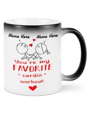 You're my Favorite cardio workout Color Changing Mug front