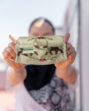 DEER LOVE FACE Cloth face mask aos-face-mask-lifestyle-07