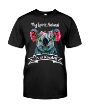 MY SPIRIT ANIMAL IS A KOALA Classic T-Shirt front