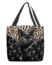 Black cat 2 All-over Tote back