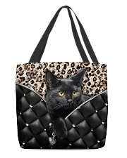 Black cat 2 All-over Tote front