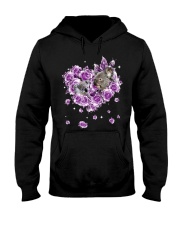 KOALA PURPLE FLOWER Hooded Sweatshirt tile