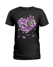 KOALA PURPLE FLOWER Ladies T-Shirt tile