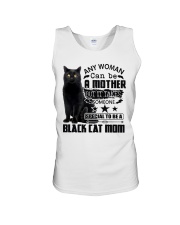 Black cat Mom Unisex Tank tile