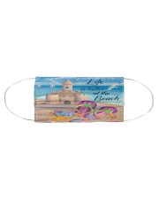 Life is better at the Beach Face Cloth face mask aos-face-mask-coverlet-lifestyle-front-01