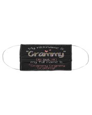 My nickname is Grammy Cloth face mask aos-face-mask-coverlet-lifestyle-front-01