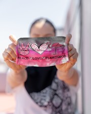 Peace Love Flamingo Cloth face mask aos-face-mask-lifestyle-07