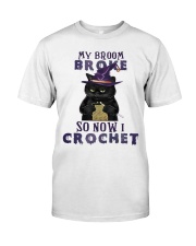 BLACK CAT BROOM BROKE Premium Fit Mens Tee tile
