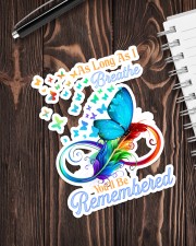 As long as i breathe you will be remembered Sticker - Single (Vertical) aos-sticker-single-vertical-lifestyle-front-05