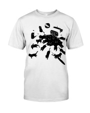 Ink Black cat Premium Fit Mens Tee tile