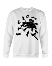 Ink Black cat Crewneck Sweatshirt tile