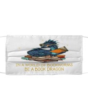 In a world of bookworms be a book dragon Mask tile