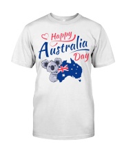 KOALA HAPPY AUSTRALIA DAY Classic T-Shirt front