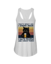 Cat That's What I Do Ladies Flowy Tank tile