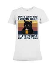 Cat That's What I Do Premium Fit Ladies Tee tile