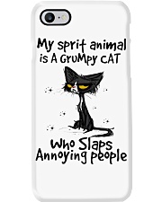 My spirit animal is a grumpy cat Phone Case tile
