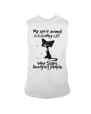 My spirit animal is a grumpy cat Sleeveless Tee tile