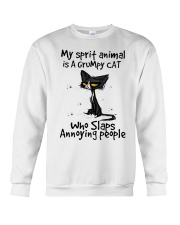My spirit animal is a grumpy cat Crewneck Sweatshirt tile