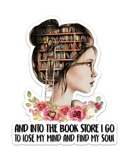 And into the book store Sticker - Single (Vertical) front