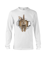 RABBIT IN POCKET Long Sleeve Tee tile