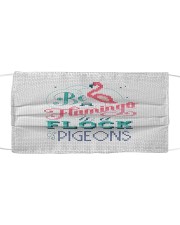 FLAMINGO FACE Cloth face mask front