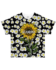 Blessed To be Called Grandma Face All-Over T-Shirt tile
