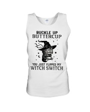 BLACK CAT BUCKLE UP BUTTERCUP Unisex Tank tile