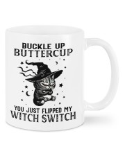 BLACK CAT BUCKLE UP BUTTERCUP Mugs tile