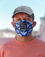 My Favorite Police Officer call me DAD Cloth face mask aos-face-mask-lifestyle-06
