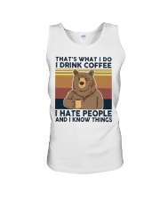 Bear That's What I Do Unisex Tank tile