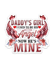 Daddy Girl I used to be his Angel Sticker - Single (Vertical) front